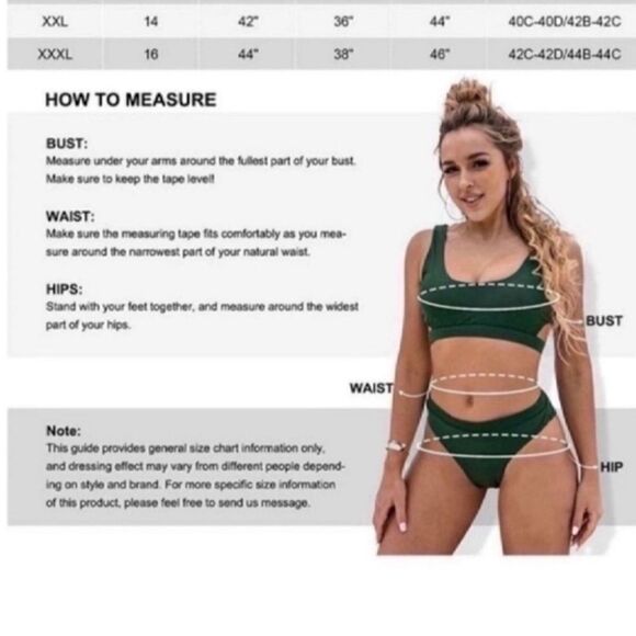 New High Waisted Bikini Size Small - Picture 7 of 8